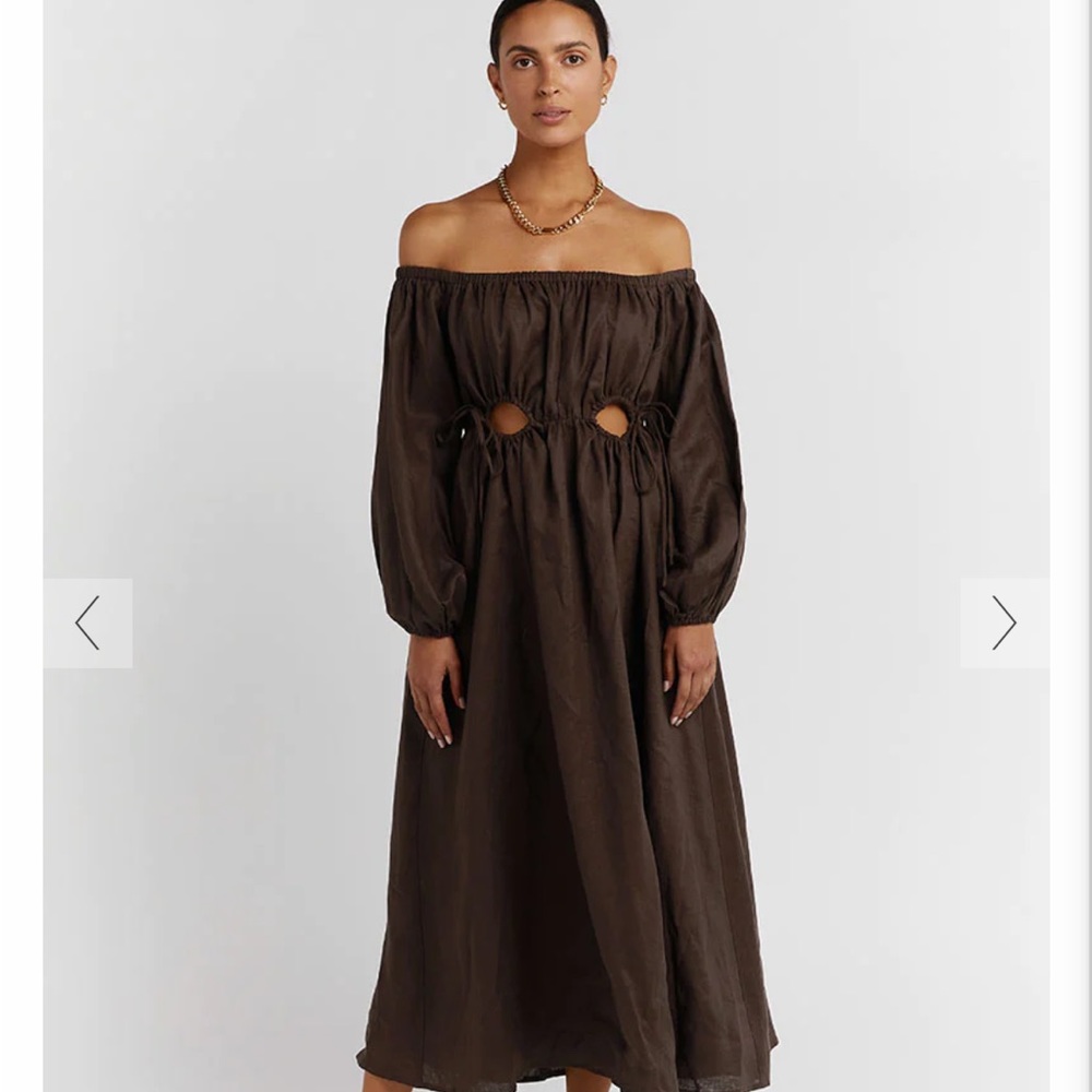 Dissh linen dress, size 4